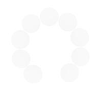 NUOBESTY 10pcs Led Light Diffuser Film for Downlight Dust Cover Pc Material Arc Surface Design Ensuring Light Performance for Recessed Ceiling Lighting