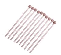 NUOBESTY 10Pcs mallet percussion stick wood mallets xylophone sticks drum sticks xylophone mallets glockenspiel mallets mallet instrument marimba instrument wooden Natural Theaceae