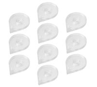 NUOBESTY 10pcs Manicure Striping Tape Line Holder Acrylic Nail Art Supply Box with Gold and Silver Holographic Lines for DIY Nail Decoration and Salon Use