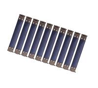 NUOBESTY 10pcs Metal Internal Flex Frames Dark Green Spring Clips for DIY Handbag Hinges for Coin Purse and Clasp Bag Accessories