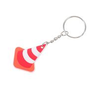 NUOBESTY 10pcs Mini Traffic Cone Keychains Cute Road Cones Key Pendants for Birthday Party Favors Backpack Accessories and Car Durable with High Visibility Design