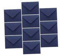 NUOBESTY 10pcs Navy Blue Small Greeting Card Envelopes for Birthday, Shower, Wedding Invitations, Multi-Function Decorative Invitation Envelopes