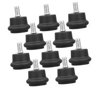 NUOBESTY 10pcs Office Chair Replacement Wheels Nylon Casters for Furniture with Anti-slip Grip Quiet Rolling for Carpet Tile Floors Easy Install