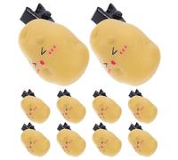 NUOBESTY 10pcs Potato Hair Clips for Students, Unique Adorable Design, Versatile Use, Resistant to Deformation, Realistic Plastic and Resin Mini Food Hair Accessories
