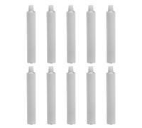 NUOBESTY 10pcs Refillable Aluminum Paint Storage Tubes - 40ml Empty Artist Paint Tube with Cap for Oils Acrylics Gouache Watercolor Art Supplies