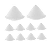 NUOBESTY 10pcs Refractory Ceramic Kiln Nails Pottery Support Bases Cone Design for Even Heat Distribution Oxide Holder Tools for Pottery Studios and Artists