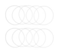 NUOBESTY 10pcs Silicone Seal Gasket Ring for 10-inch Water Purifier Filter Bottles, 95mm Inner Diameter Sealing O-ring Washer for Ro Membrane Housing, Universal Replacement for Home Water