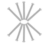 NUOBESTY 10pcs Stainless Steel Dome Head Solid Rivets for Strong Connections, Smooth Finish, Size 6.00x0.55x0.55cm, for Wood and Industrial Applications