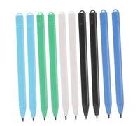 NUOBESTY 10pcs Touch Screen Stylus Pens for Lcd Drawing Tablets Durable Lightweight and Smooth for Writing and Art Blue Green White Light Blue Black