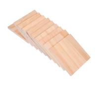 NUOBESTY 10pcs Unfinished Blank Wood Squares Natural Wood Craft Cubes for DIY Painting Engraving and Creative Projects for Home Decor