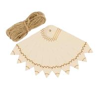 NUOBESTY 10pcs Unfinished Wood Bookmarks Pencil Shape Blank Wooden DIY Craft Tags for Painting Writing Party Decorations
