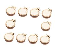 NUOBESTY 10sets Mini Embroidery Hoops Cross Stitch Hoops Miniature Embroidery Frame DIY Mini Cross Stitch