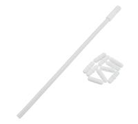 NUOBESTY 11 Pcs Magnetic Stirrer Bars with 250mm Magnetic Retriever Rod Laboratory Stirring Mixer Set for Biochemistry and Liquid Mixing Applications