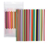 NUOBESTY 110pcs Pcl Filament Refills for 3D Printing Pen, Colorful Flexible Filament Low Temperature Safe Printing Material for 3D Doodler Pen, 22 Colors, 2. 5mm Diameter
