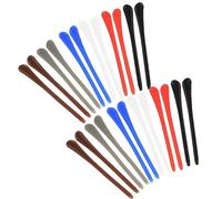 NUOBESTY 12 Pairs Slip Silicone Eyeglass End Tips Durable Glasses Ear Sleeves for Sport and Exercise Non Skid Cushion Fit for Eyewear for Running Climbing and More