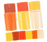 NUOBESTY 12Pcs Acrylic Fiber Latch Hook Yarn Pre-Cut for DIY Rug Making Cushion Carpet Embroidery and Home Decor