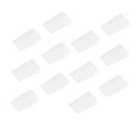 NUOBESTY 12PCS Adjustable PVC Furniture Leveling Blocks Wedges for Door Stops and Uneven Floors Stable Support Shims for Tables Chairs Cabinets Transparent Design