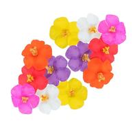NUOBESTY 12pcs Artificial Hibiscus Flowers for Home Decor and Floral Wedding Centerpieces, Lightweight Eva Material with Realistic Hawaiian Style Design, for Summer Party Favors and DIY