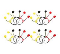 NUOBESTY 12pcs Bee Antenna Headband Pompom Hair Bands for Teens Girls Party Costume Accessory Bee Headdress
