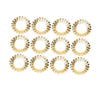 NUOBESTY 12pcs DIY Lamp Rings Chandelier Accessories Iron Rings with Multi Color for Hanging Lights Bedroom Living Decorative Lamp Fittings
