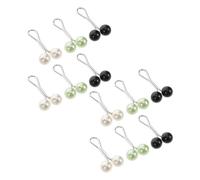 NUOBESTY 12pcs Elegant U-shaped Silk Scarf Clip with Faux Pearls for Women, Lightweight and Comfortable Collar Pin, for Headscarves and Shawls on Formal Occasions