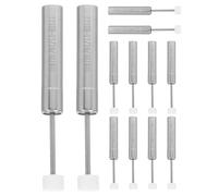 NUOBESTY 12pcs Hydraulic Trash Can Damper - Soft Close Mechanism Damper Shock Absorbers Replacement for Hinged Garbage Can Trash Bin Lid