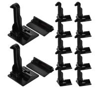 NUOBESTY 12pcs Invisible Childproof Locks for Cabinets and Drawers with Strong Adhesion and Safety Assurance, Easy to Install Abs Safety Latches for Proofing and Babies