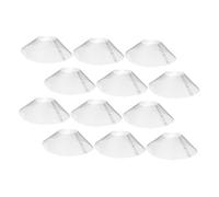 NUOBESTY 12pcs Mesh Grease Range Hood Filter Bowl-shaped Kitchen Supplies Cooker Hood Oil Net Replacement Parts for Kitchen