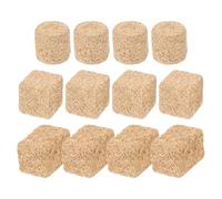 NUOBESTY 12Pcs Miniature Haystack Decorations for Dollhouse Autumn Harvest Scene Table Craft Display Mini Hay Bales for Model Garden Yard Ornament