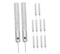 NUOBESTY 12pcs Mobile Phone Card Pin Watch Band Pins Replacement Kit Phone Pin Sim Ejector Tool Sim Card Pin Ejector Tool Watch Pins Blink Tool Replacement Silver Iron