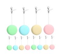NUOBESTY 12pcs Mobile Phone Screen Wipe Cleaner Mesh Screen Cleaner for Phones and Tablets Portable Electronic Devices Wipes for Glasses and Lenses Pendant for Daily Use