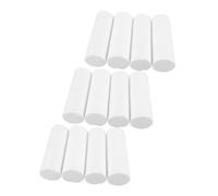 NUOBESTY 12PCS Polystyrene Foam Cylinders White Craft Rods for DIY Floral Arrangements Wreath Bases and Educational Art Projects Lightweight and Sturdy Design for Creative Fun