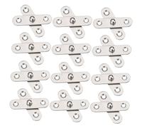 NUOBESTY 12pcs Rotating Door Hinges Stainless Steel Heavy Duty Hidden Furniture Hinges for Cabinets and Doors Up and Down for Easy Operation