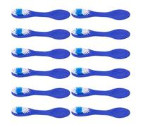 NUOBESTY 12pcs Short Toothbrush Soft Bristles Compact Handles for Prison and Camping Use