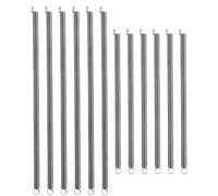 NUOBESTY 12pcs Stainless Steel Extension Springs for Stapler Replacement, Compact Precision Tension Springs with Hook for Reliable Attachment Security and Quick Installation in Office Tools