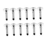NUOBESTY 12pcs Touchscreen Replacement Tips Precision Stylus Disc Tips for All Capacitive Touch Devices Silver Stylus Accessories for Smooth Touch and Screen Protection