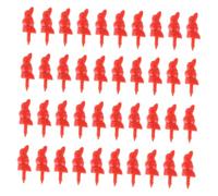 NUOBESTY 150pcs Plastic Snowman Nose Accessories Bright Red DIY Craft Noses for Christmas Decoration Winter Crafts Creative Projects Easy to Assemble Durable Plastic for Endless Fun