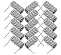 NUOBESTY 15pcs Cabinet Hinge Torsion Springs Stainless Steel Automatic Closing Door Hinge Springs Simple Installation Suitable for Outdoor and Commercial Use Silver