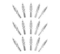 NUOBESTY 15pcs Oblique Calligraphy Dip Pen Nibs Metal Replaceable Drawing Ink Nibs for Writing Sketching Art with Compatible Holder Suitable for Manuscript and Calligraphy Use