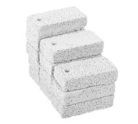 NUOBESTY 15pcs Rabbit Molar Grinding Block Natural Volcanic Pumice Stone Chew Ensures Oral Health Helps Grind Teeth Elongated Shape for Small Animal Pets Rabbits Chinchillas