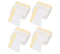 NUOBESTY 160pcs Arc-shaped Makeup Remover Pad Cotton Pads Practical Safe Removal Makeup Eyelash Cream Removal for Home and Salon Use