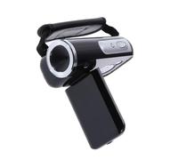 NUOBESTY 16mp Video Camcorder Portable Vlogging Camera 2-inch Screen Mini Dv Digital Recorder Black Without Battery for Travel and Everyday Use