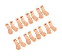 NUOBESTY 16Pcs Vinyl Finger Puppets for Interactive Teaching Props Fun Early Education for Left and Right Hand Models