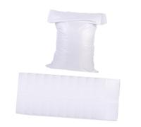 NUOBESTY 16pcs Waterproof Woven Sandbags for Flooding and Windproof Protection, Large Capacity White Laminated Anti-flood Sandbags for Outdoor Emergency and Disaster Prevention