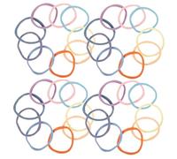 NUOBESTY 180pcs Multicolored Loom Potholder Loops Kit for DIY Weaving Crafts Elastic Non Fading Bands for Handcraft Projects Enhances Dexterity and Creativity Suitable for Family and