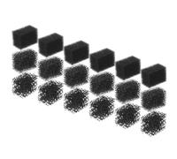 NUOBESTY 18pcs Make up Stipple Sponges for Special Effects and Festivals High Absorbency Black Sponge Gentle the Skin for Scar Texture Beard and Cosplay Makeup