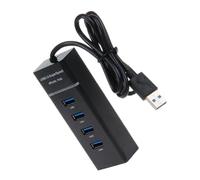 NUOBESTY 1pc 4 Portable USB Hub Splitter Adapter Port USB Multi Interface Hub Converter for Easy Data Transfer and Efficient Device Connectivity