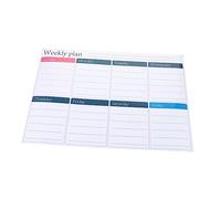 NUOBESTY 1pc Magnetic Schedule Fridge Magnet Calendar Dry Erase Weekly Planner Message Board Refrigerator Whiteboard Magnetic Whiteboard for Refrigerator Whiteboard Magnetic Plastic