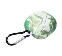 NUOBESTY 1Pc Marble Pattern Earphone Protective Cover Box Compatible with Galaxy Buds Live Shockproof Design Convenient Carry Hook Full Protection for Earphones Stylish