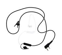 NUOBESTY 1pc Radiation Acoustic Tube Earphone Secure Clip Earpiece for Communication Noise Isolating Soft Earbud for Law Enforcement Sports Use